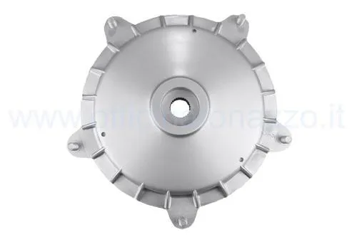 Tamburo posteriore FA Italia 1460 per Vespa PX Arcobaleno e T5: sede paraolio 30 mm, diametro interno 150 mm e cinque prigionieri per cerchio 10 pollici.