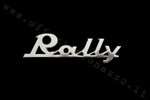 Targhetta anteriore "Rally"(distanza fori 64.77mm)