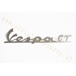 Targhetta anteriore CIF 5732-A con scritta Vespa GT e interasse 149,26 mm. Misurare i fori dello scudo prima del montaggio.