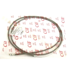 Cavo frizione completo CIF 8766: guaina 5 x 1800 mm, filo 1,9 x 2000 mm e barilotto sfilabile 8 x 8 mm per Vespa.