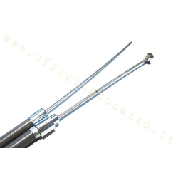 Trasmissione cambio CIF 8776 per Vespa: guaina Ø4,5 mm lunga 1,80 m, cavo interno Ø1,6 mm da 2 m e terminale 5,5x6,5 mm.