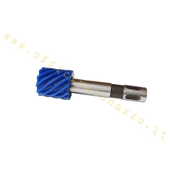 Ingranaggio rinvio contachilometri a 11 denti e quadro 2,7 mm per Vespa VNB5, VNB6, VBB2 e Super. Confrontare denti e innesto cavo.