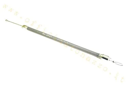 Trasmissione manuale starter CIF con guaina 147 mm per carburatori Dell'Orto SHB 16/10 e 16/16 su Vespa 50, 90 e PK compatibili.