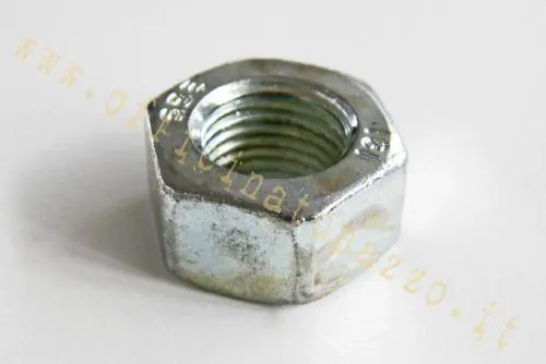 Dado volano CIF 5039 con filetto M12x1,25 e chiave da 19 mm per Vespa PX, T5, Cosa, PK e Piaggio Ape compatibili. GTIN 4057237564306.