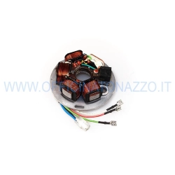 Statore elettronico originale Piaggio 497652 a cinque fili per Vespa PX 80-200 senza avviamento elettrico. Sostituisce il 217866.