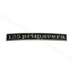 Targhetta posteriore "125 Primavera"