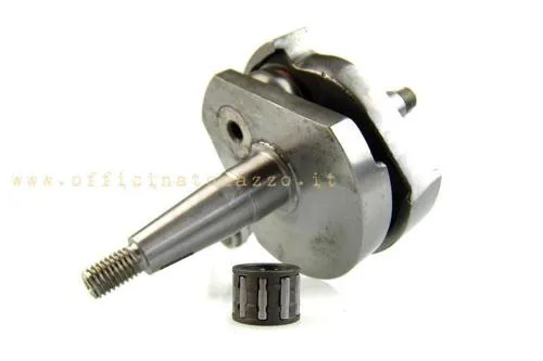 Albero motore Mazzucchelli anticipato super competizione con biella hf, corsa 43, cono 19, Vespa 50