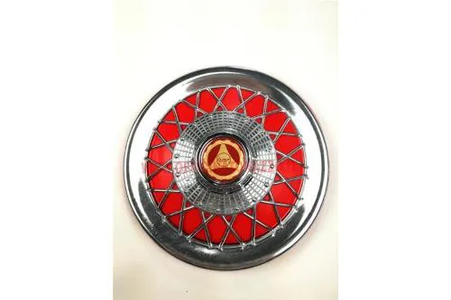 Red wheel cover for 10" rims for Vespa
