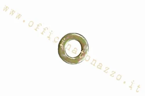 Rondella ondulata M8 da 8,4×15×0,5 mm per il bullone del copriruota di scorta Vespa PX. Riferimenti Piaggio 006968 e 016319 comparativi.
