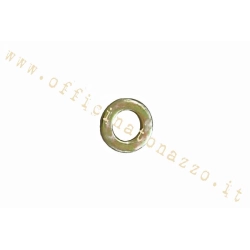 Rondella ondulata M8 da 8,4×15×0,5 mm per il bullone del copriruota di scorta Vespa PX. Riferimenti Piaggio 006968 e 016319 comparativi.