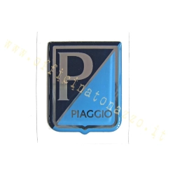 Escudo Piaggio adhesivo de plástico para Vespa 125-150 Super - 125 GT - 150 Sprint >1967 - GS VS5T - VBA1T - VBB1T/2T - GL - 180SS - 160 GS - modelos antiguos (engomado)