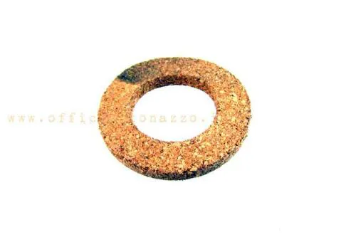 Guarnizione in sughero per tappo serbatoio Vespa 50, 90, Primavera ed ET3. Ricambio per ripristinare la tenuta del tappo basculante.