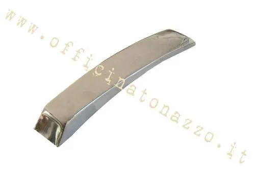 Cresta SIP 75062100 in acciaio inox lucidato per Vespa PX, PE, Lusso e PX Millennium: lunghezza 190 mm, interasse 94 mm, fissaggi inclusi.