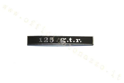 Targhetta posteriore "125 GTR"