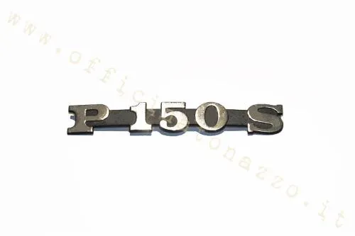 Targhetta cofano "P 150 S"