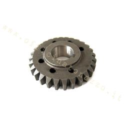 Pignone DRT Z 28 ingrana su primaria Z 68 (Ratio 2,43)denti dritti per Vespa 50 - Primavera - ET3