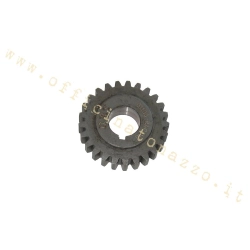 Pignone DRT Z 28 ingrana su primaria Z 69 (Ratio 2,46)denti dritti per Vespa 50 - Primavera - ET3