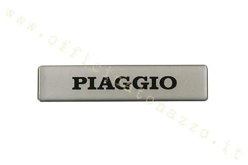 Targhetta adesiva Piaggio in silicone