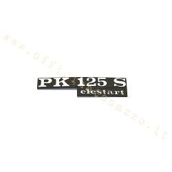 Targhetta cofano "PK 125 S Elestart"