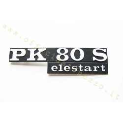 Targhetta cofano "PK 80 S Elestart"