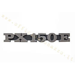Targhetta laterale CIF 5770-A con scritta PX 150 E per Vespa PX150E VLX1T dal 1981. Equivalente al riferimento Piaggio 194718.