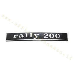 Targhetta posteriore "Rally 200" VSE1 10824>