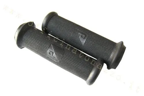 Coppia manopole Ø 21mm nere per Vespa VBA - VBB - VNB 3>6
