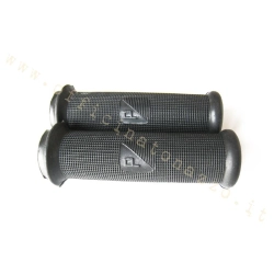Coppia manopole Ø 24mm nere per Vespa 50 - VNA - VNB - Primavera - ET3