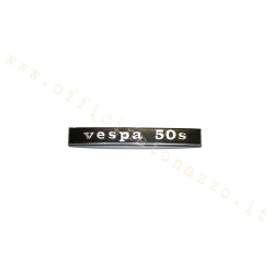 Targhetta posteriore "Vespa 50 S"