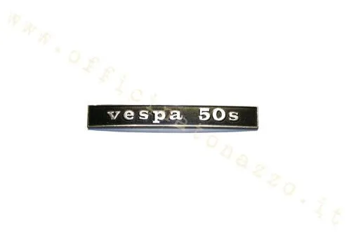 Targhetta posteriore "Vespa 50 S"