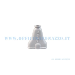 Cappuccio passacavo comando cambio grigio per Vespa 1950>'52 (logo Vespa in un solo lato)