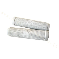 Coppia manopole Ø 22mm grigio per Vespa faro basso