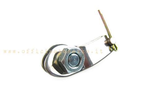 Gruppo ancoraggio filo leva freno posteriore sul pedale per Vespa GT - GTR - TS - GL - VNB - VBB - Rally (lung.57mm)