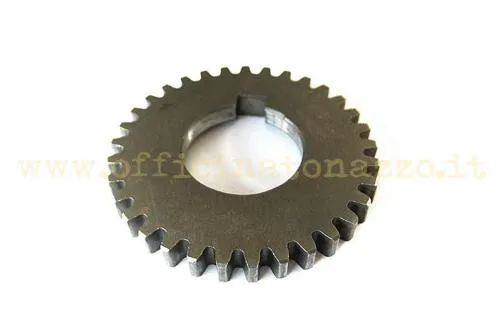 Ingranaggio di rinvio per il miscelatore automatico di Vespa PX, T5, Cosa e Rally compatibili con pompa olio; rif. Piaggio 236402.