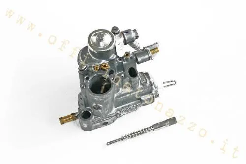 Dell'Orto SI 24/24E 00586 senza miscelatore per Vespa P200E, PX200E e Rally 200 a miscela. Diffusore 24 mm e taratura base dedicata.