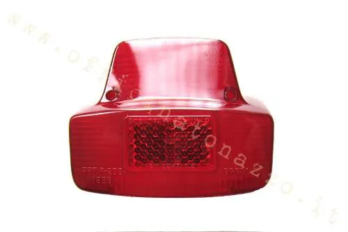 Corpo luminoso rosso con bordo superiore chiuso per il fanale posteriore di Vespa Super, GT, Sprint e 180 SS nelle serie compatibili.