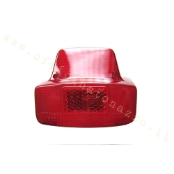 Corpo luminoso rosso con bordo superiore chiuso per il fanale posteriore di Vespa Super, GT, Sprint e 180 SS nelle serie compatibili.