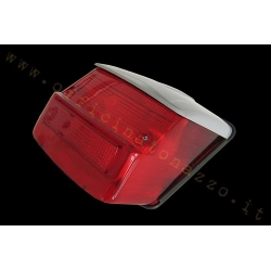 Corpo luminoso fanale posteriore rosso con tettuccio grigio per Vespa 125 GTR - TS - 150 Sprint >0118590 - Sprint Veloce - 200 Rally