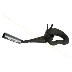 Marmitta ad espansione Malossi Power Exhaust Black Sound per Vespa 125/150