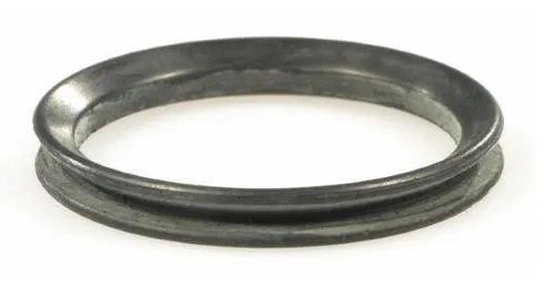 Anello di tenuta 21x27x4 mm con profilo a V per asse anteriore da 20 mm di Vespa PK, PX Lusso, T5, Cosa e LML compatibili.