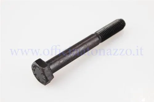 Bullone marmitta M10 x 80, passo 1,5 mm e testa da 17 mm per Vespa P, PX e T5 compatibili. Riferimento Piaggio 014691 comparativo.