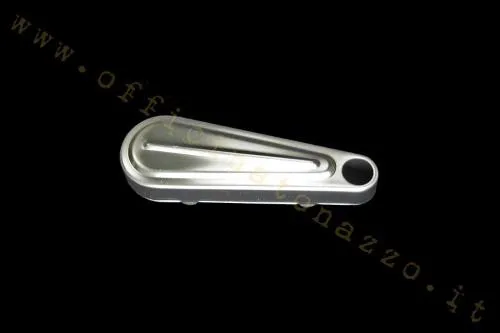 Coprimozzo anteriore in alluminio con cresta per Vespa V30-V33, VM, VN, VNB1-VNB5, VL, VB, VBA, VBB, GL e GS 150 VS1-VS5.