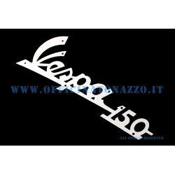 Targhetta anteriore "Vespa 150" in alluminio non lucidato per Vespa VBA - VBB1>2T dal 59> 65