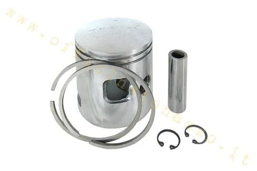 Complete METEOR piston 200cc Ø66.7mm first grinding for Vespa P200E - PX200E - 200 Rally