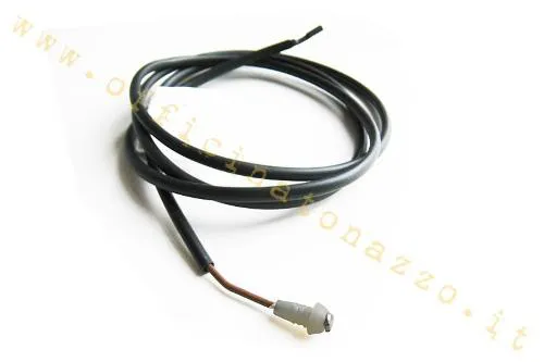Cablaggio singolo da 995 mm per freccia posteriore sul cofano Vespa PX, PE, Lusso e T5. Riferimenti Piaggio 194004-149183 e LML C-4703421.