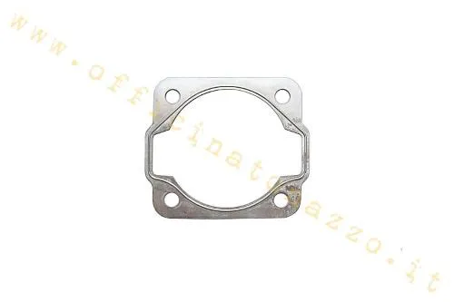 Guarnizione base cilindro in alluminio CIF 9182-A per Vespa 50, 90, Primavera, ET3 e PK compatibili. Confrontare sagoma e travasi.
