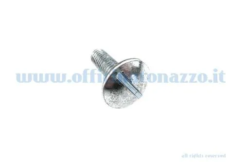 Vite a taglio zincata M5x15 mm con testa da 13 mm per parafango Vespa. Confrontare misura, testa e sede con la vite originale.