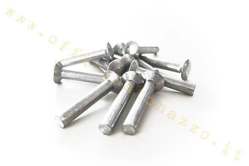 Aluminium footboard rivet Ø3.5x23mm (LARGE) for fixing Vespa footboard strip tips