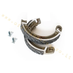 Ganasce freno anteriore Newfren con scanalature per Vespa 50 - 90 - Primavera - ET3 - V1T>15T - V30T>33T - VM1T>2T - VN1T>2T - VNA1T>2T - VNB1T>6T - SUPER - VL1T>3T - VB1T - VBA1T - VBB