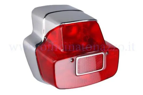 Fanale SIEM FP112 in metallo per Vespa VNB6, GL VLA1, Sprint VLB1 e 180 Super Sport VSC1 delle prime serie. Guarnizione esclusa.